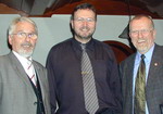 Werner Vöhringer, Gert Lindemann und Günther Frick (Foto: Archiv GHV 2001)