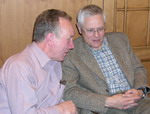 Richard Tröster (links) im Gespräch mit Prof. Werner Eißler (Foto: Archiv GHV)