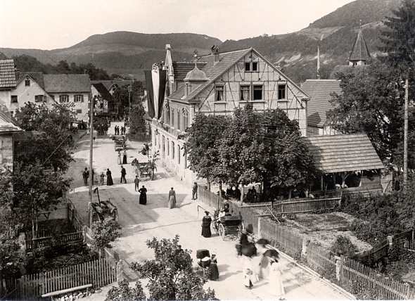 Gasthaus Krone, Oberhausen 1903 (Archiv GHV)